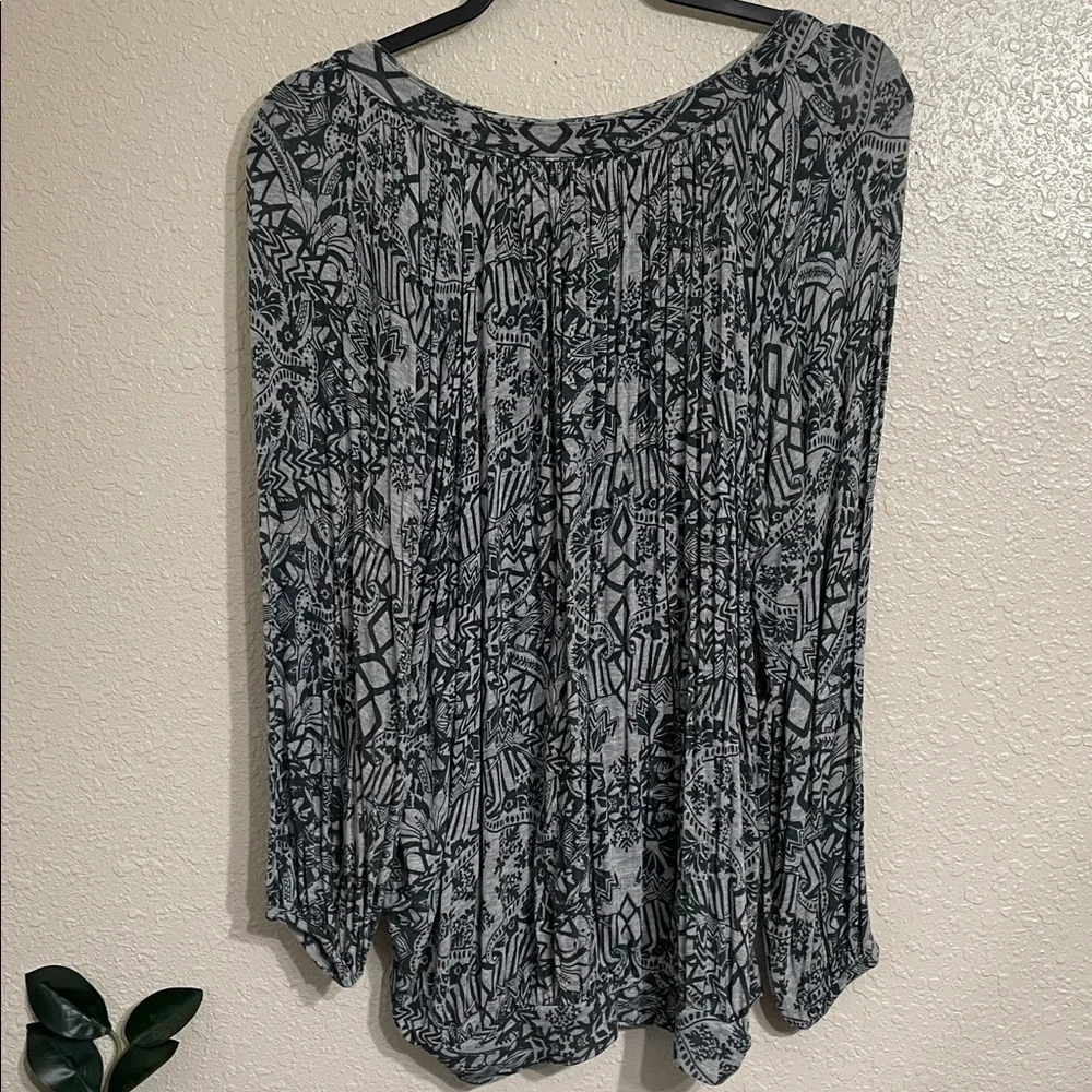 Free people print top